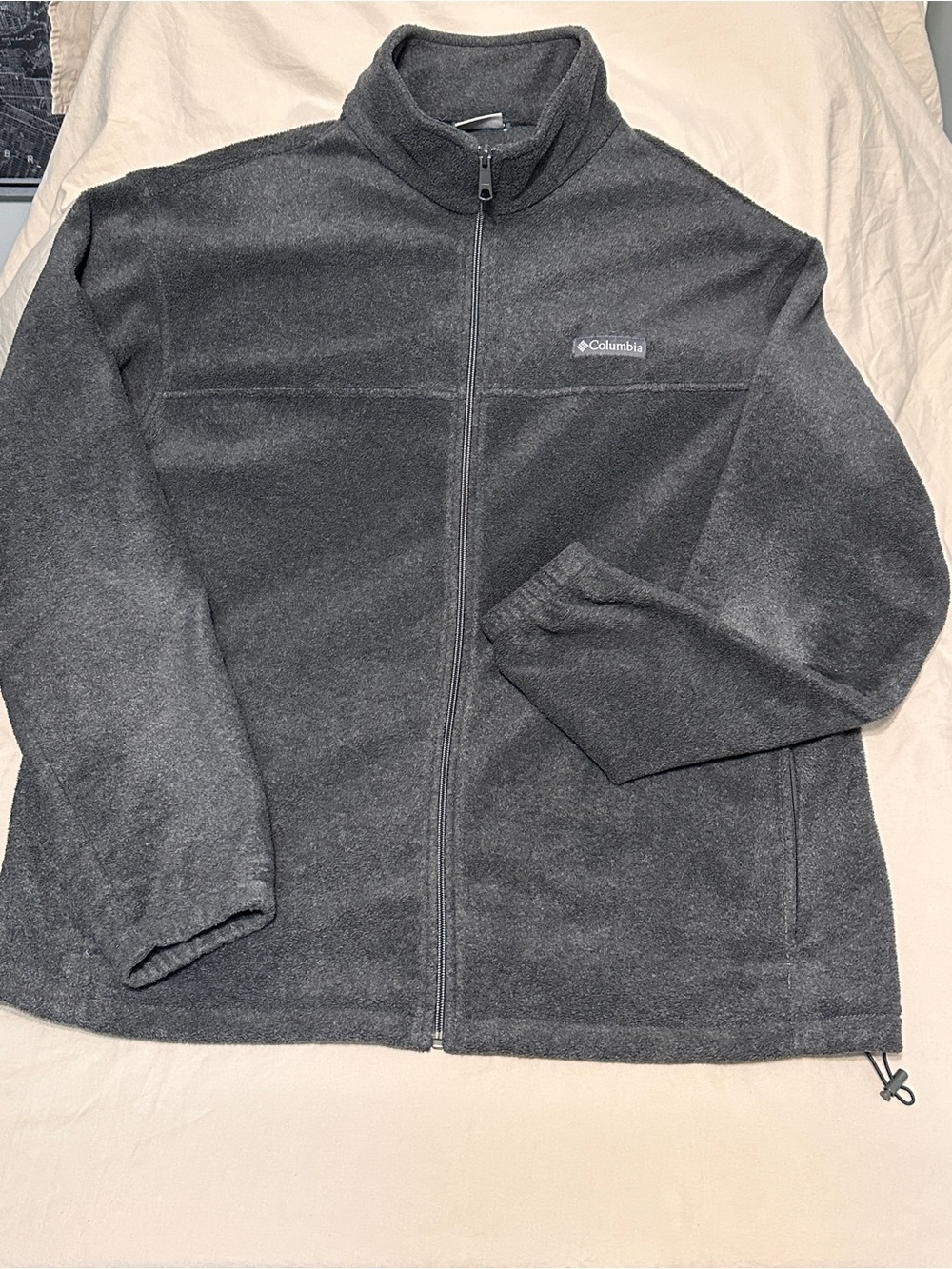 Columbia Men's Full-Zip Fleece Jacket - Charcoal Gray